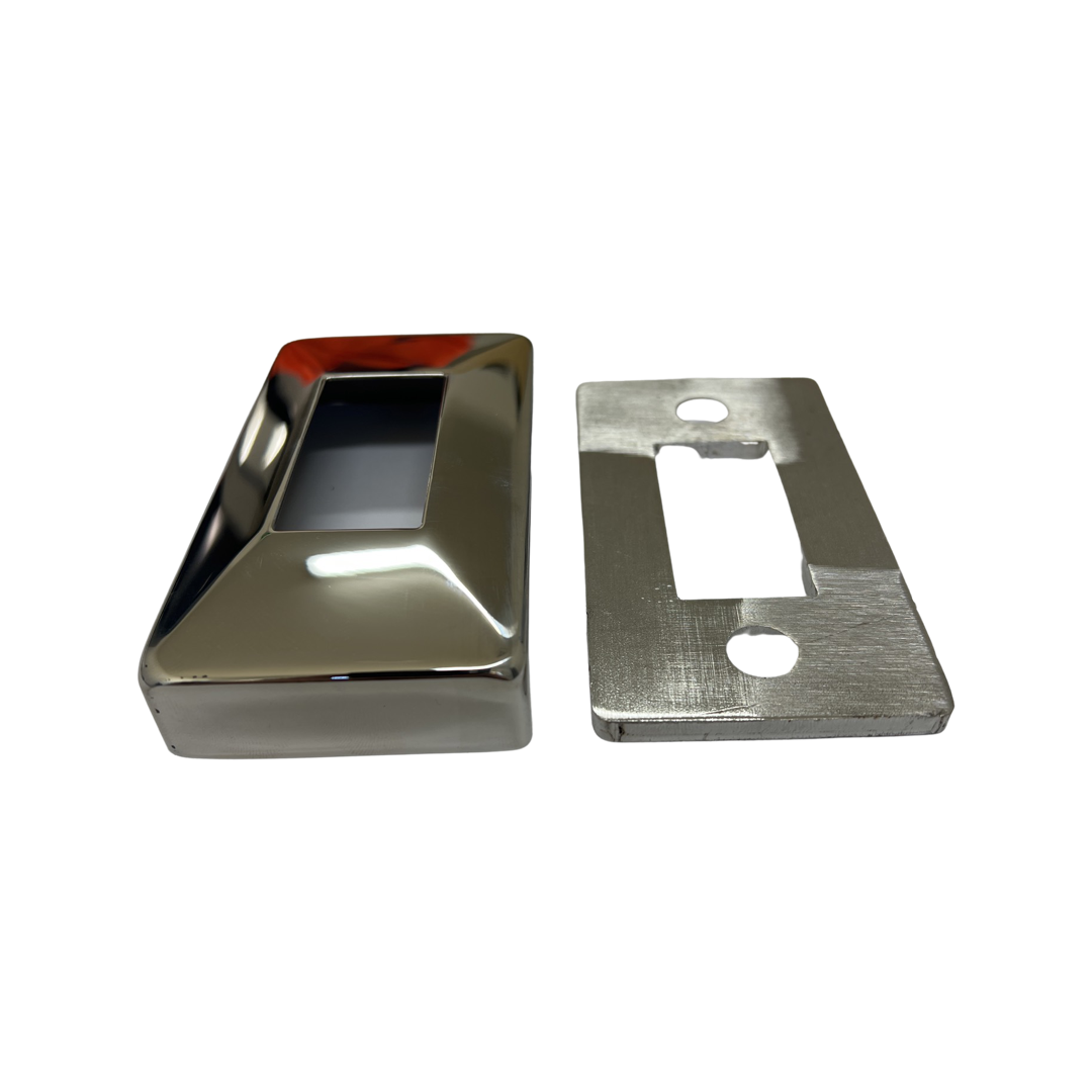 Rectangle base plate with raised cover G316