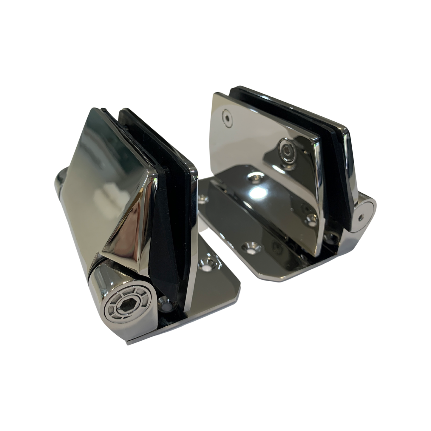 Polaris S125 Wall to Glass Hinges G2205 Stainless Steel