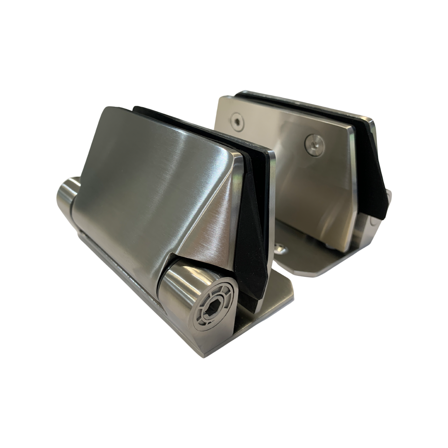 Polaris S125 Wall to Glass Hinges G2205 Stainless Steel