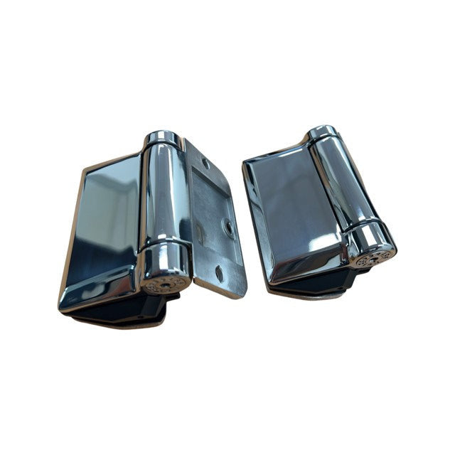 Softclose Orion Wall/Sq Post to Glass Hinges G2205