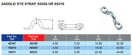 G316 Wire Eye Strap