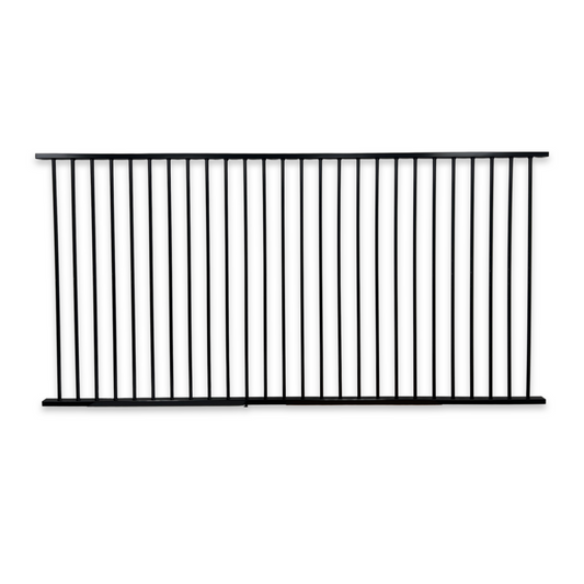 Aluminium Pool Fence Panel 1200mm (H) Satin Black